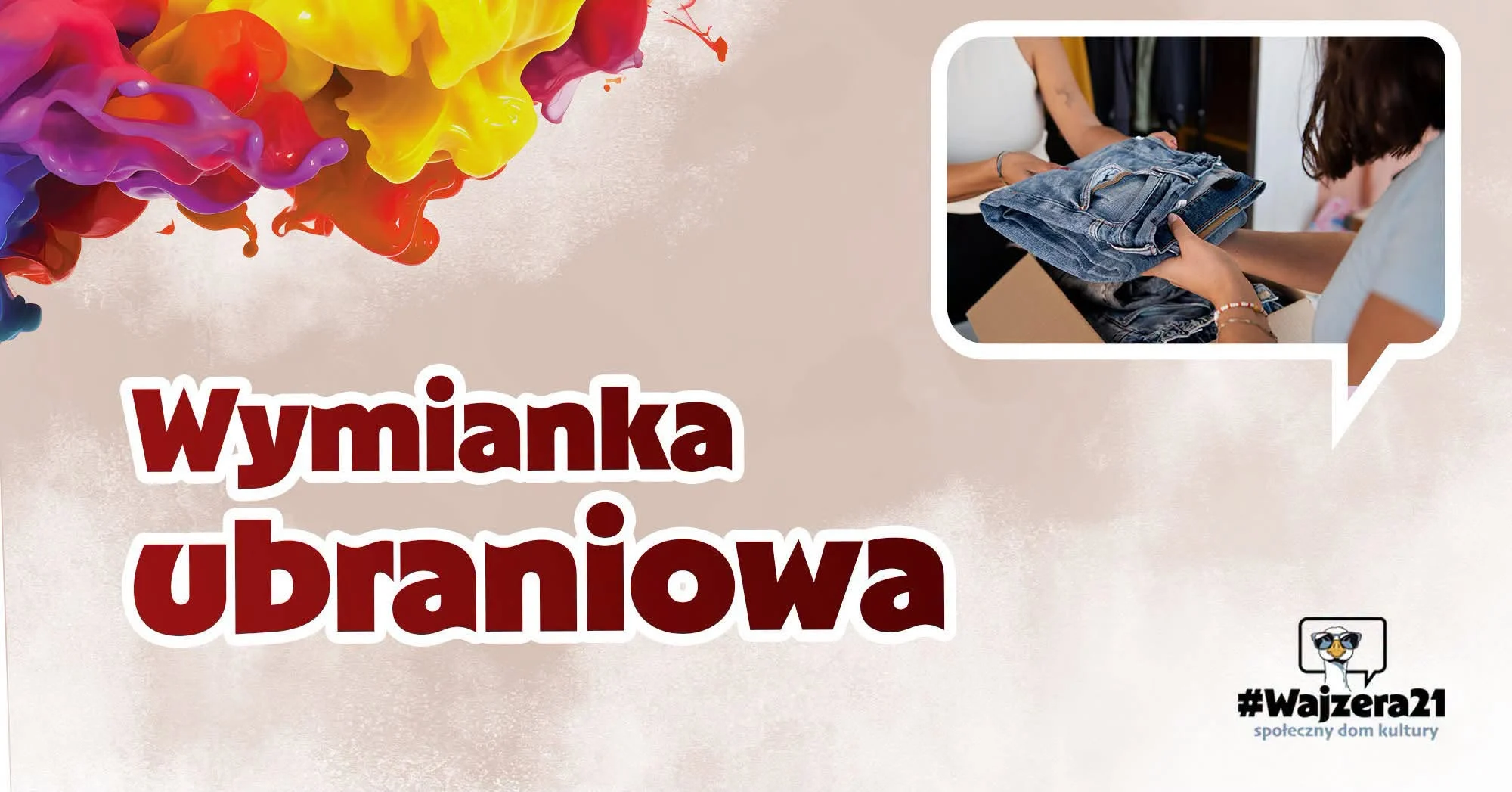 Ubrania dostaną drugie życie. Kolejna „Oddawanka” w Wajzera21 w Rokitnicy