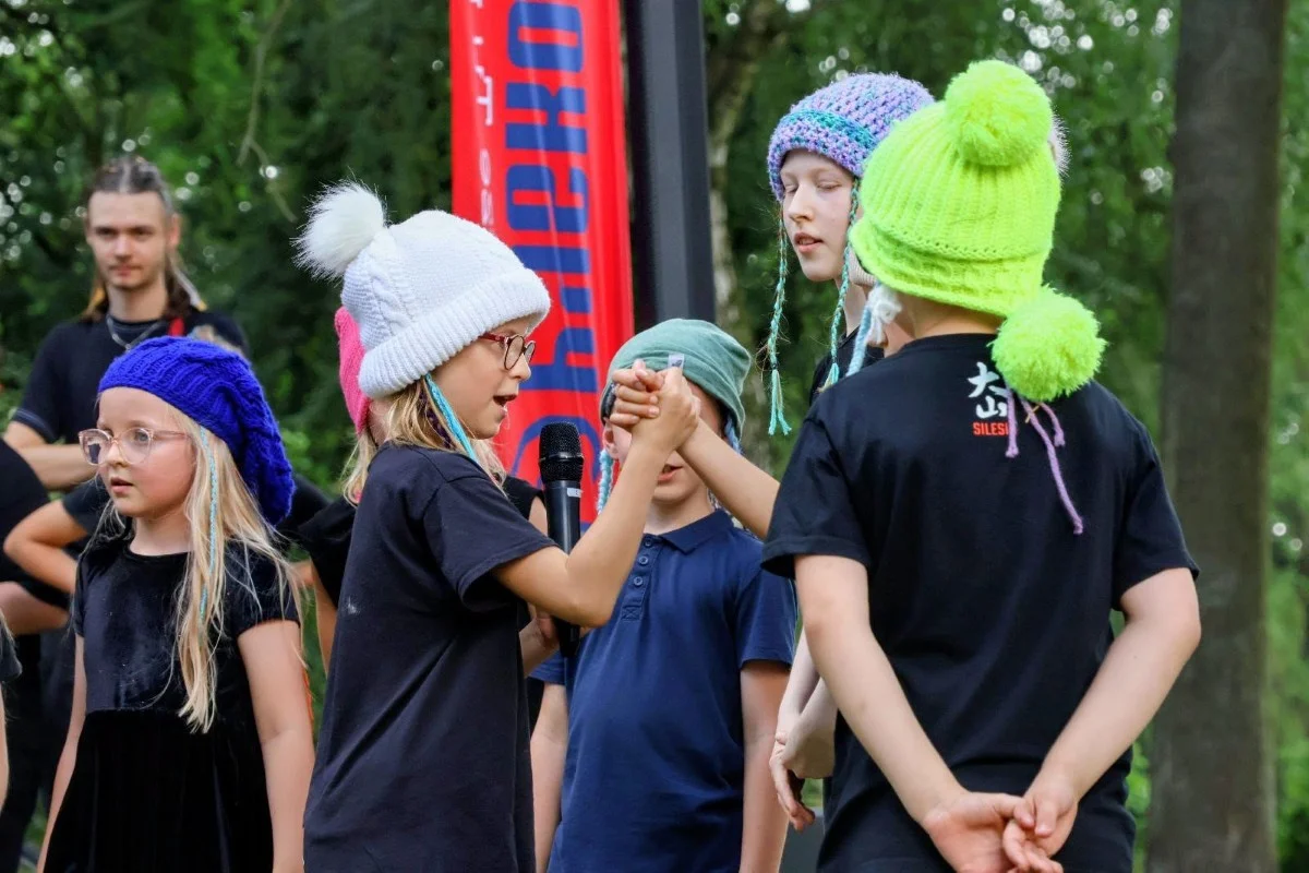 Park Miejski zamienił się w scenę. Finał „Lata w teatrze” w Pyskowicach / fot. UM Pyskowice FB