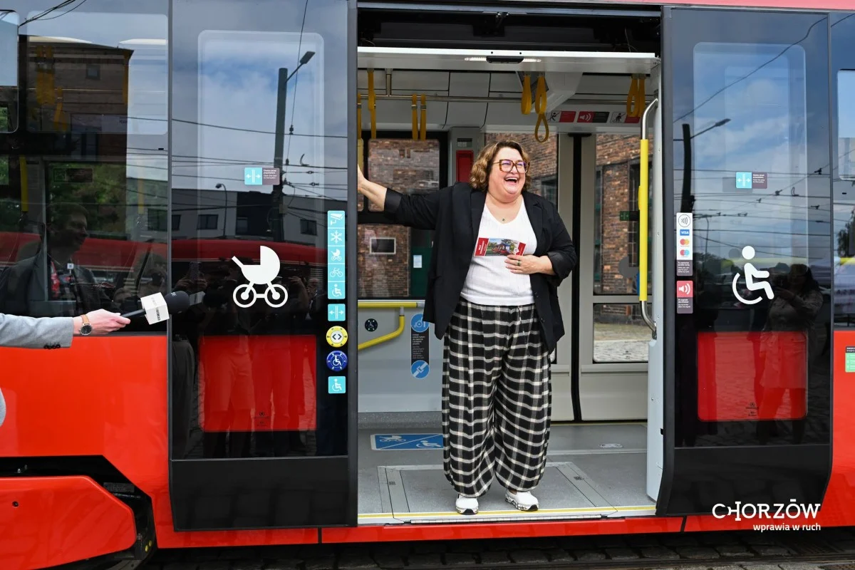 Nowe tramwaje „Hanka” zaprezentowane w Chorzowie. Pierwszy ruszy linią 9 / fot. UM Chorzów FB