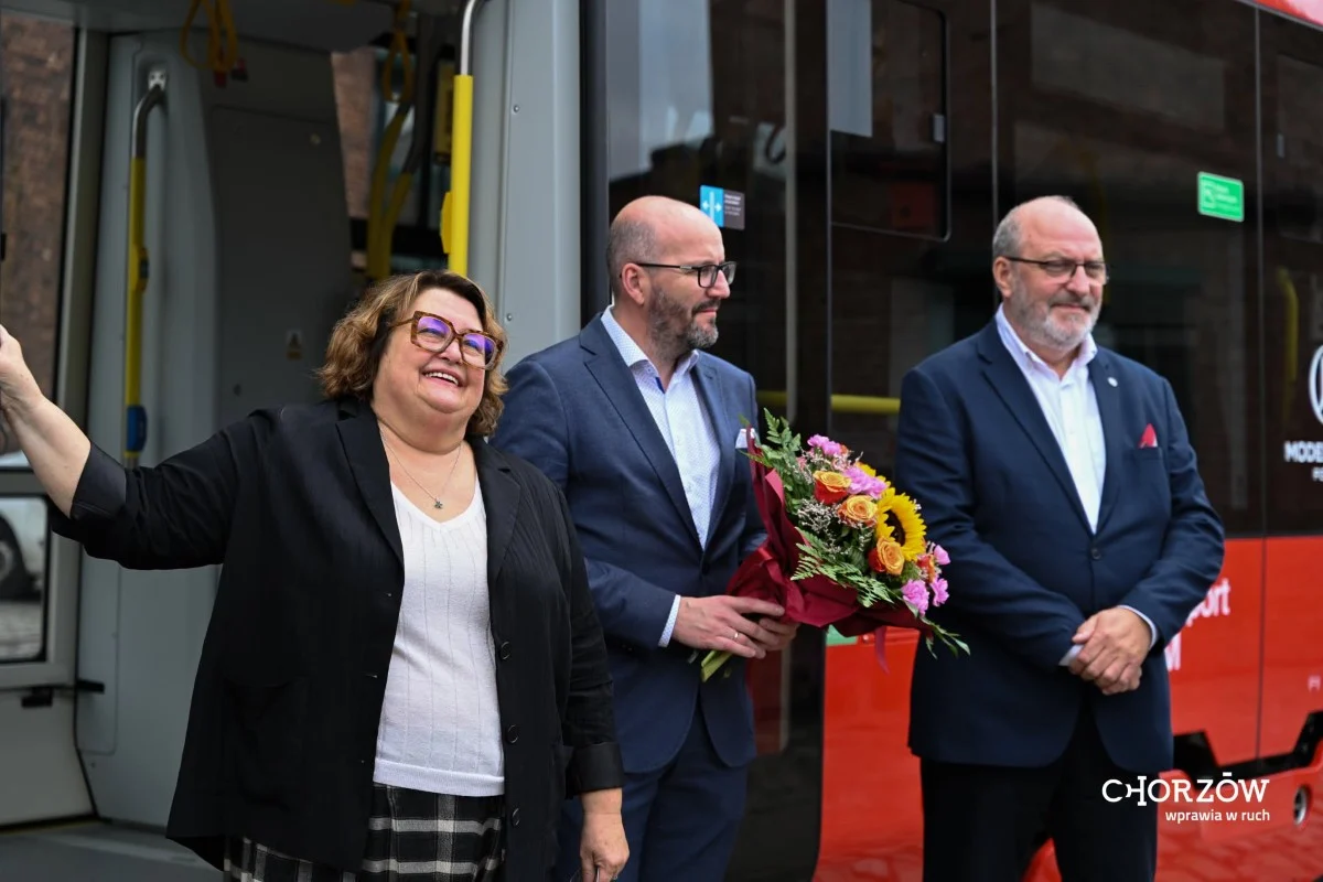 Nowe tramwaje „Hanka” zaprezentowane w Chorzowie. Pierwszy ruszy linią 9 / fot. UM Chorzów FB