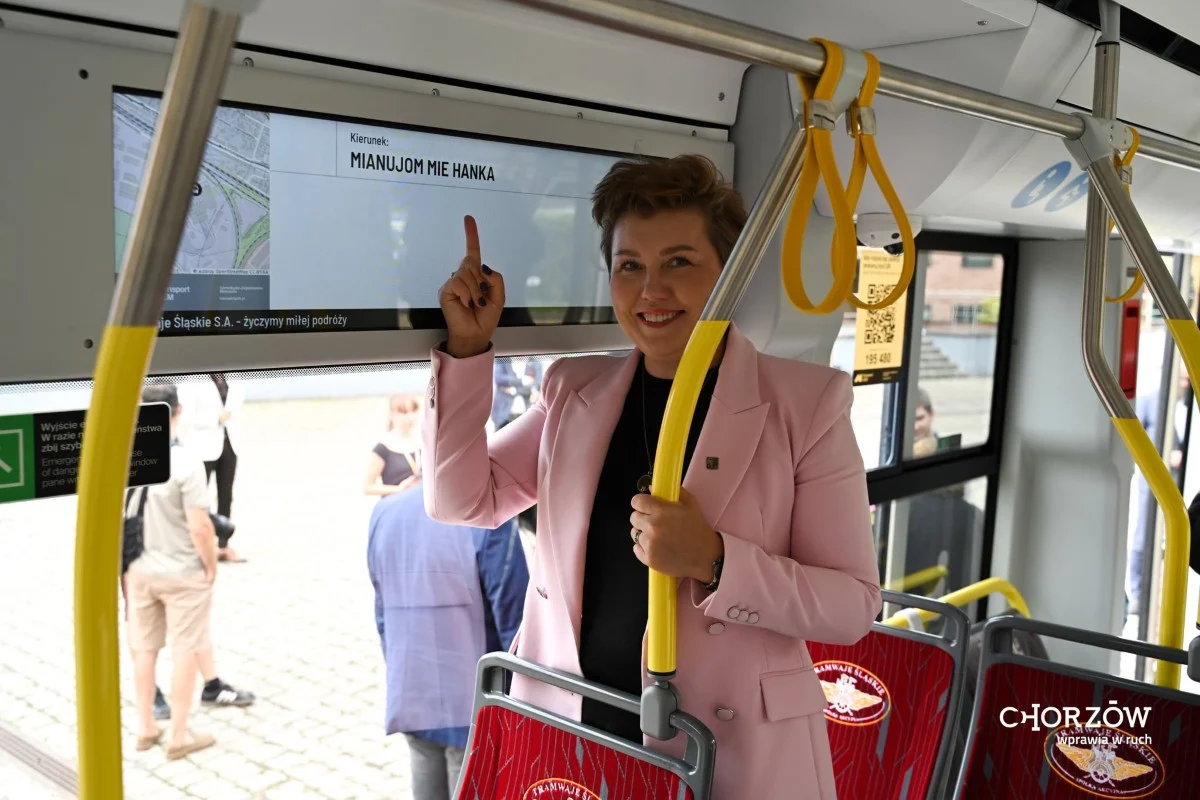 Nowe tramwaje „Hanka” zaprezentowane w Chorzowie. Pierwszy ruszy linią 9 / fot. UM Chorzów FB