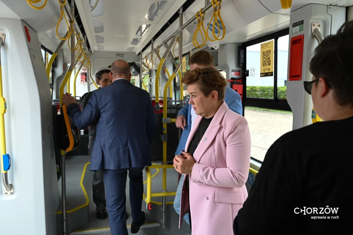 Nowe tramwaje „Hanka” zaprezentowane w Chorzowie. Pierwszy ruszy linią 9 / fot. UM Chorzów FB