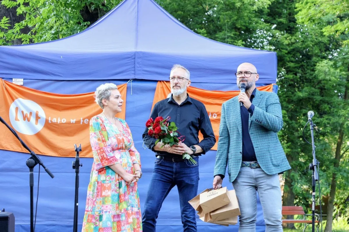 Park Miejski zamienił się w scenę. Finał „Lata w teatrze” w Pyskowicach / fot. UM Pyskowice FB