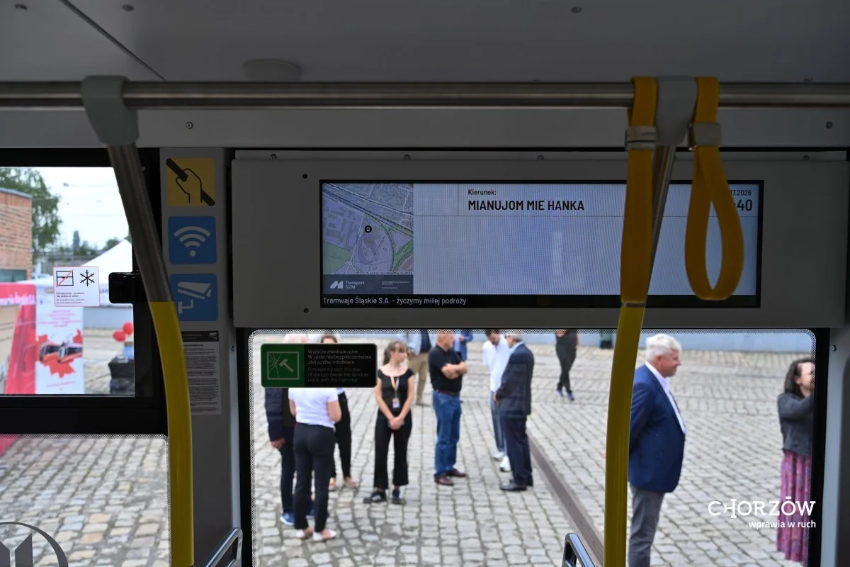 Nowe tramwaje „Hanka” zaprezentowane w Chorzowie. Pierwszy ruszy linią 9 / fot. UM Chorzów FB