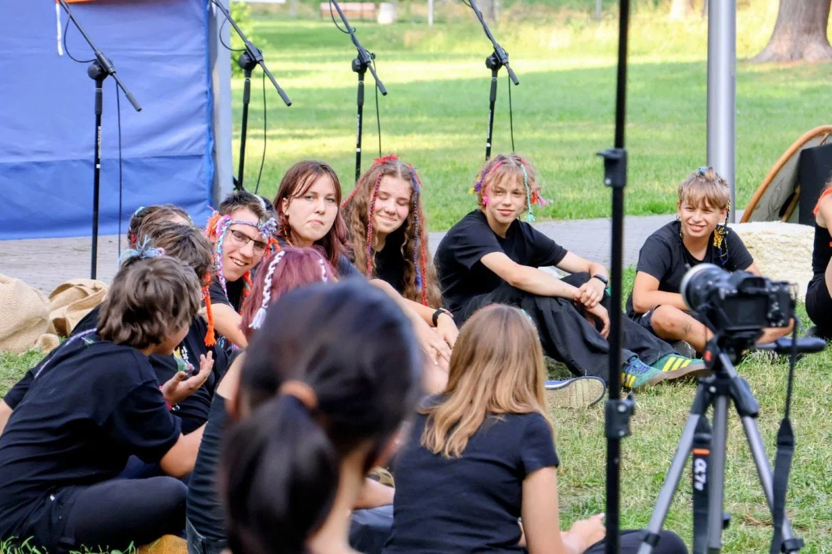 Park Miejski zamienił się w scenę. Finał „Lata w teatrze” w Pyskowicach / fot. UM Pyskowice FB
