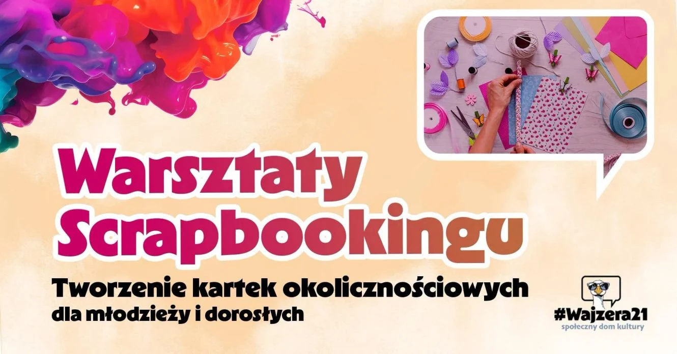 Kartka w kształcie motyla krok po kroku. Wajzera21 zaprasza na warsztaty scrapbookingu
