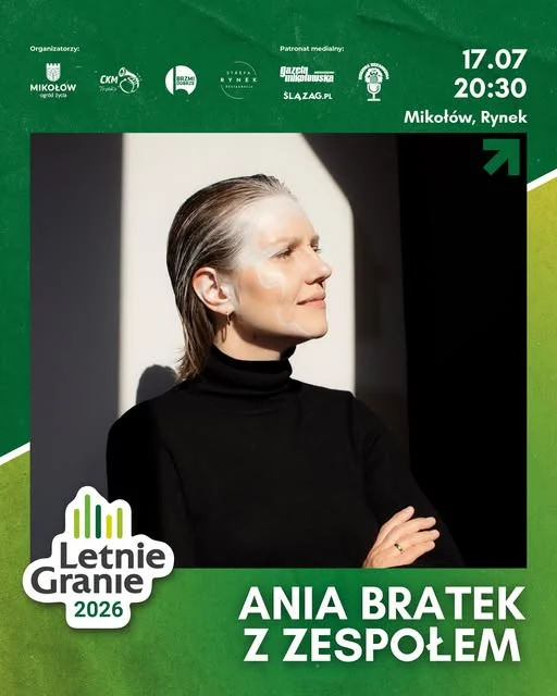 Ania Bratek przejmie scenę Letniego Grania. Zaśpiewa znane utwory i nowe kompozycje
