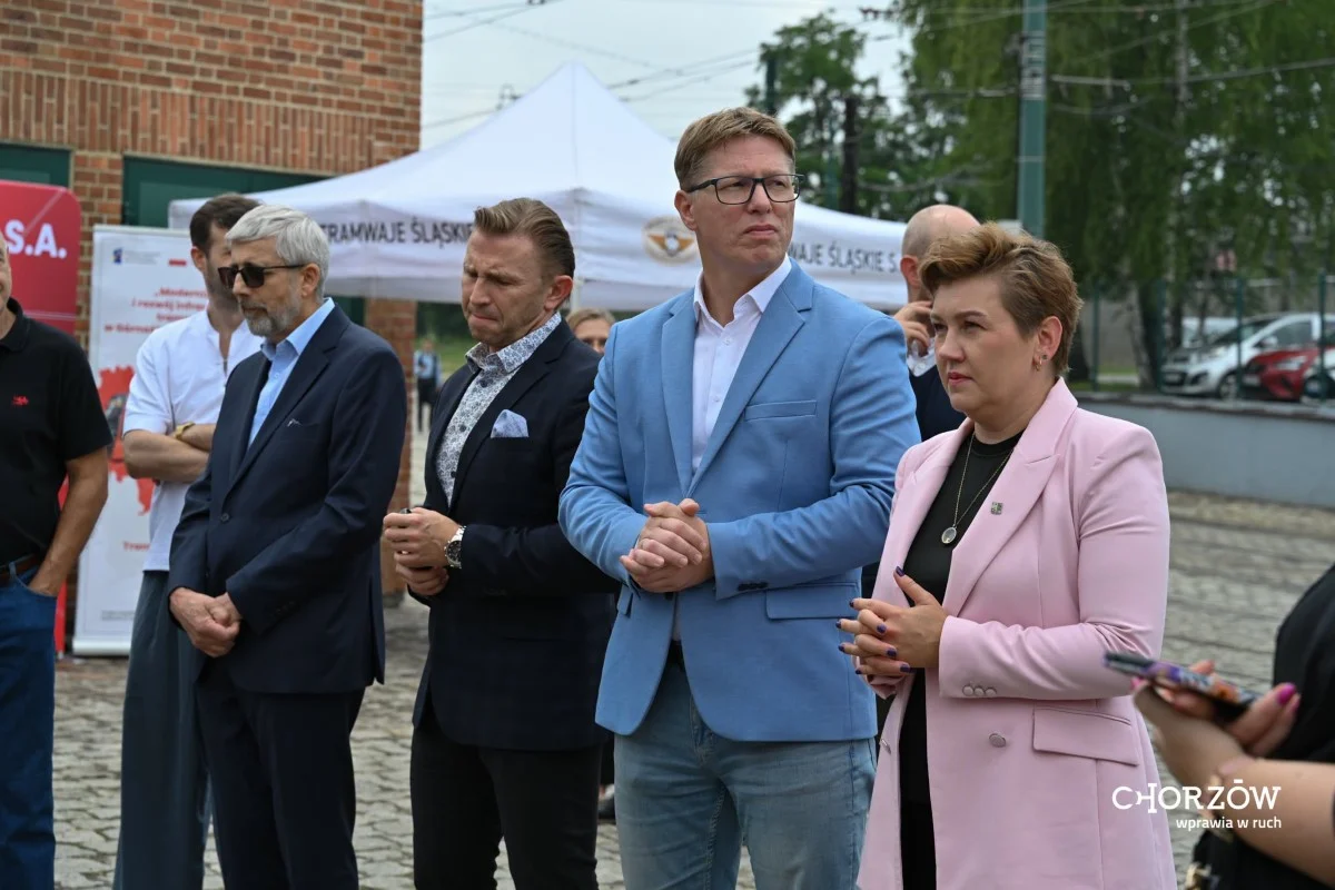 Nowe tramwaje „Hanka” zaprezentowane w Chorzowie. Pierwszy ruszy linią 9 / fot. UM Chorzów FB