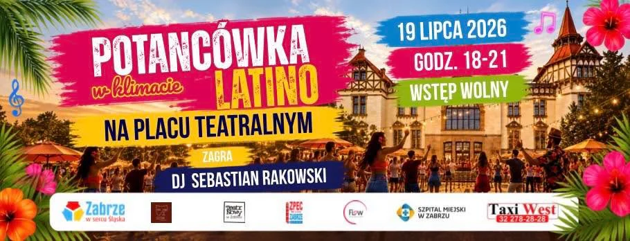 Zabrze zatańczy w rytmie latino! W niedzielę potańcówka z DJ-em Sebastianem Rakowskim