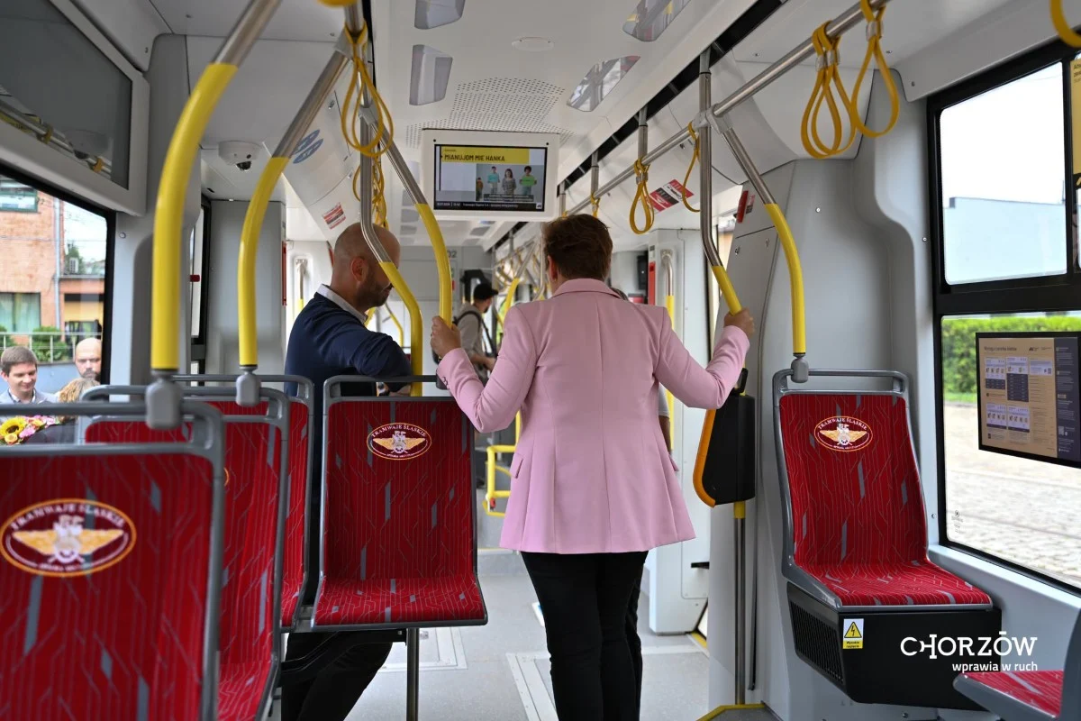 Nowe tramwaje „Hanka” zaprezentowane w Chorzowie. Pierwszy ruszy linią 9 / fot. UM Chorzów FB