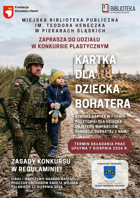 Kartka, która doda otuchy. Piekarska biblioteka zaprasza dzieci do konkursu / fot. MBP Piekary Śląskie