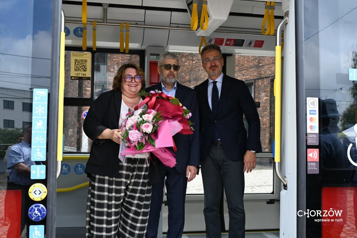 Nowe tramwaje „Hanka” zaprezentowane w Chorzowie. Pierwszy ruszy linią 9 / fot. UM Chorzów FB