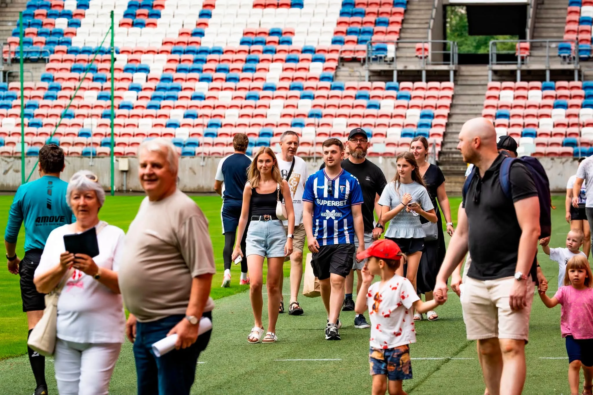Rajza po Arenie Zabrze pokazała stadion od kulis. Była murawa i historie wielkiego sportu