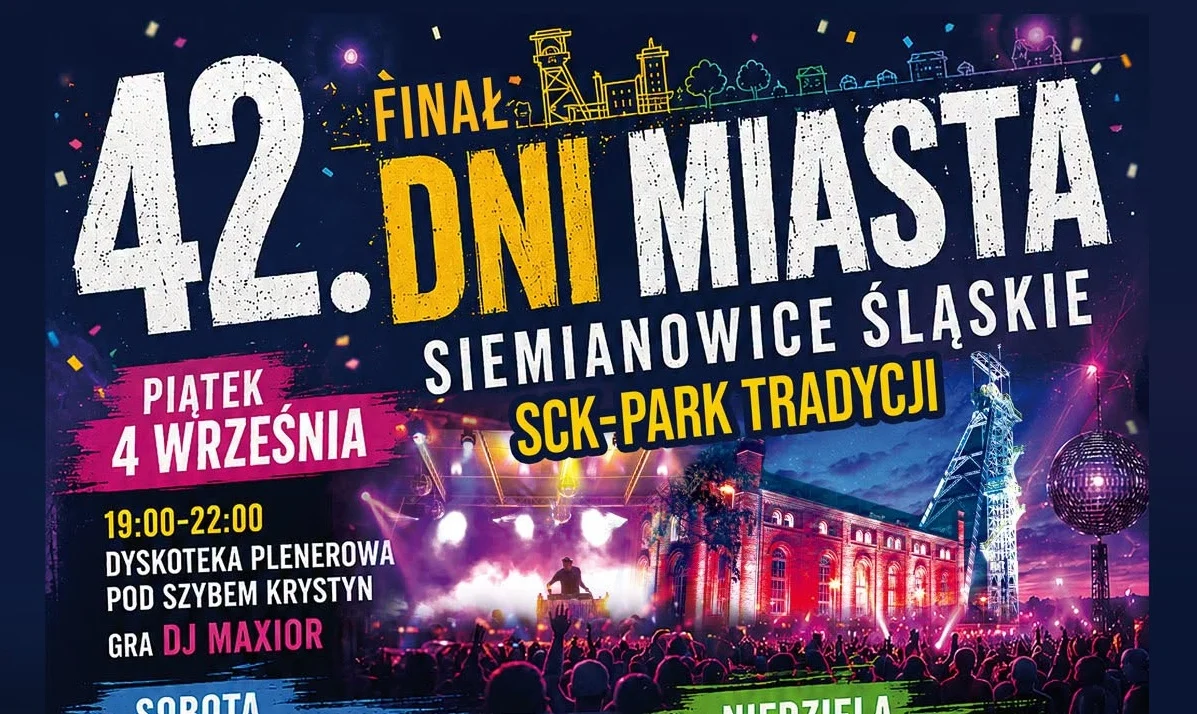 Gazebo, Tymek i Universe w Siemianowicach Śląskich. Pełny program Dni Miasta