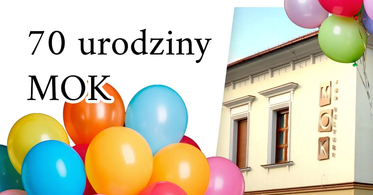 MOK Żory świętuje 70-lecie. Będzie darmowe kino, karuzela i koncert niespodzianka