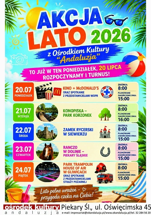Akcja Lato z Andaluzją rusza 20 lipca. Pięć dni pełnych atrakcji / fot. OK Andaluzja