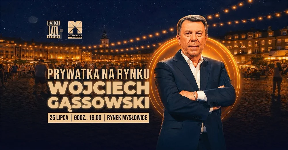 Mysłowicki Rynek zamieni się w parkiet. Gościem wieczoru będzie Wojciech Gąssowski