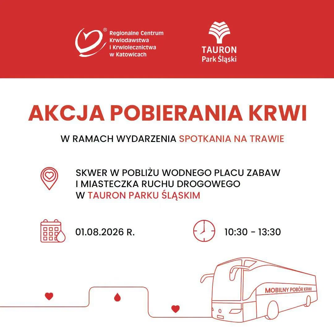 Oddaj krew w Parku Śląskim. Rusza wyjątkowa akcja podczas pikniku