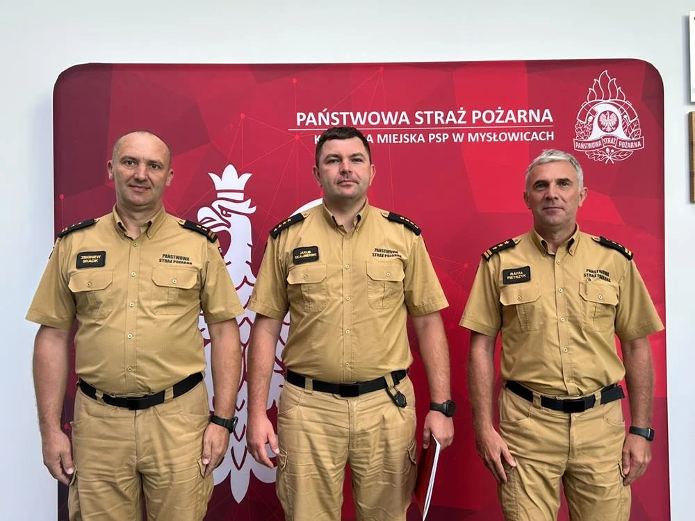 Strażak z Mysłowic uratował życie poza służbą. Otrzymał wyróżnienie
