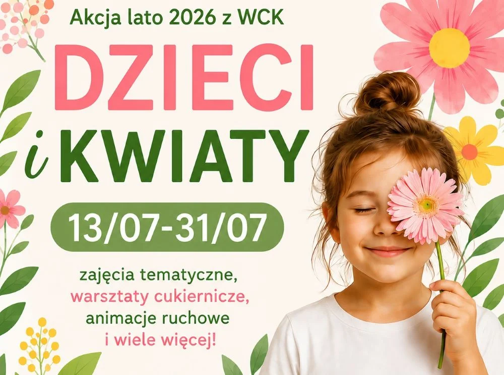 Kreatywne wakacje w WCK. Rusza pierwszy tydzień Akcji Lato 2026