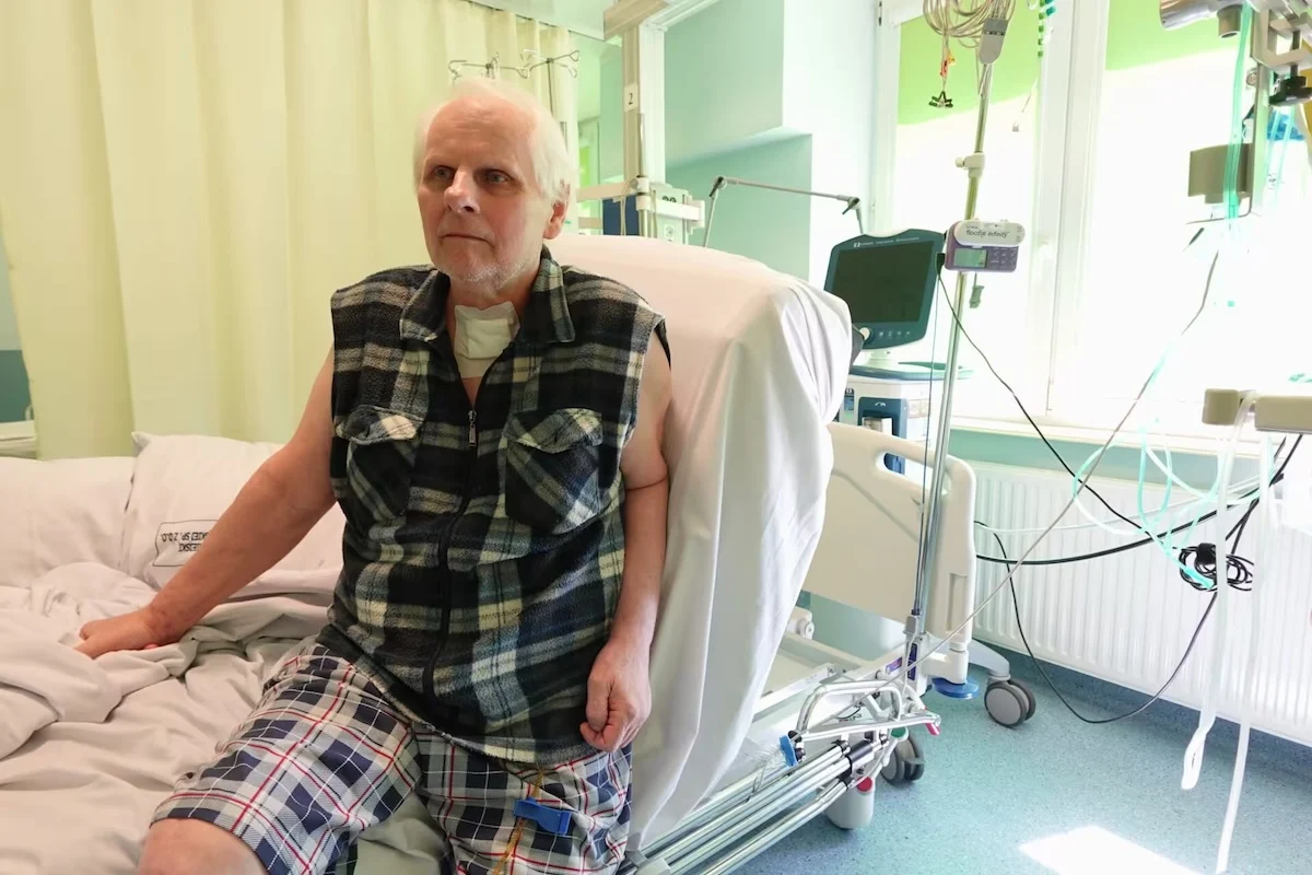 Pan Cezary znów oddycha samodzielnie. Poruszająca historia ze Szpitala Miejskiego w Rudzie Śląskiej