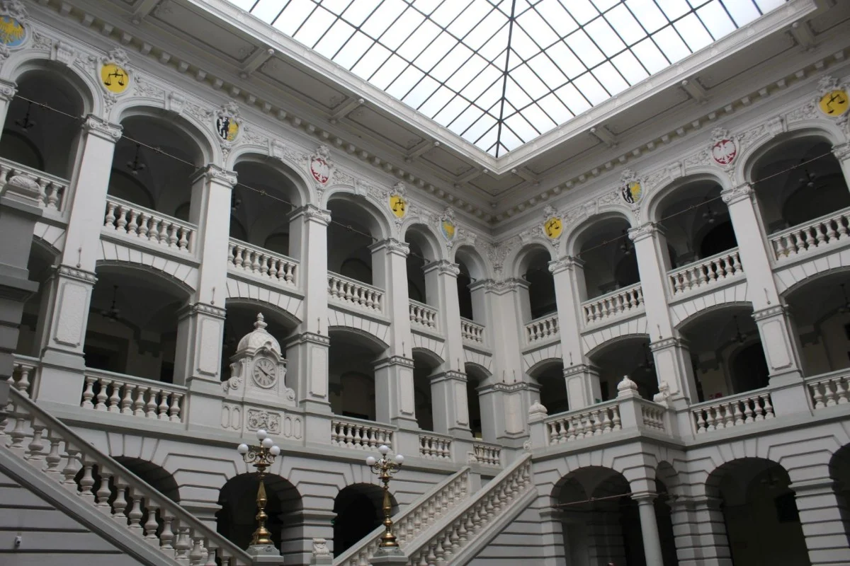 Sąd Rejonowy w Bytomiu zachwycił uczestników spaceru tematycznego / fot. Tomasz Sanecki