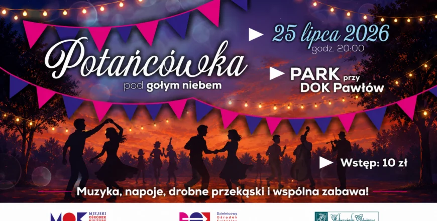Park w Pawłowie zamieni się w taneczny parkiet. Potańcówka już w sobotę