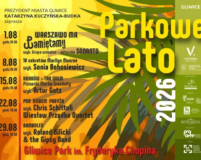 Parkowe Lato 2026: koncert „Warszawo ma” w Parku Chopina