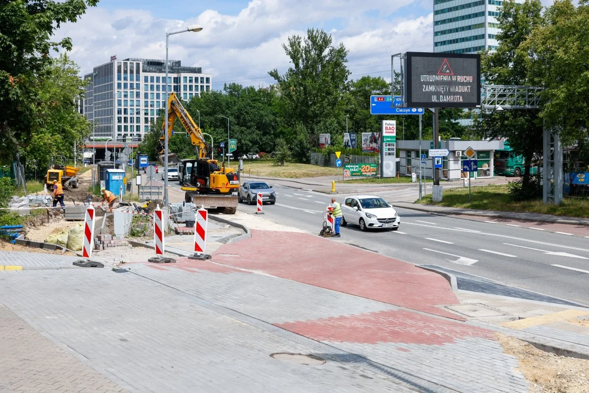 Utrudnienia na ul. Francuskiej w Katowicach. Zmiany przy zjeździe na A4