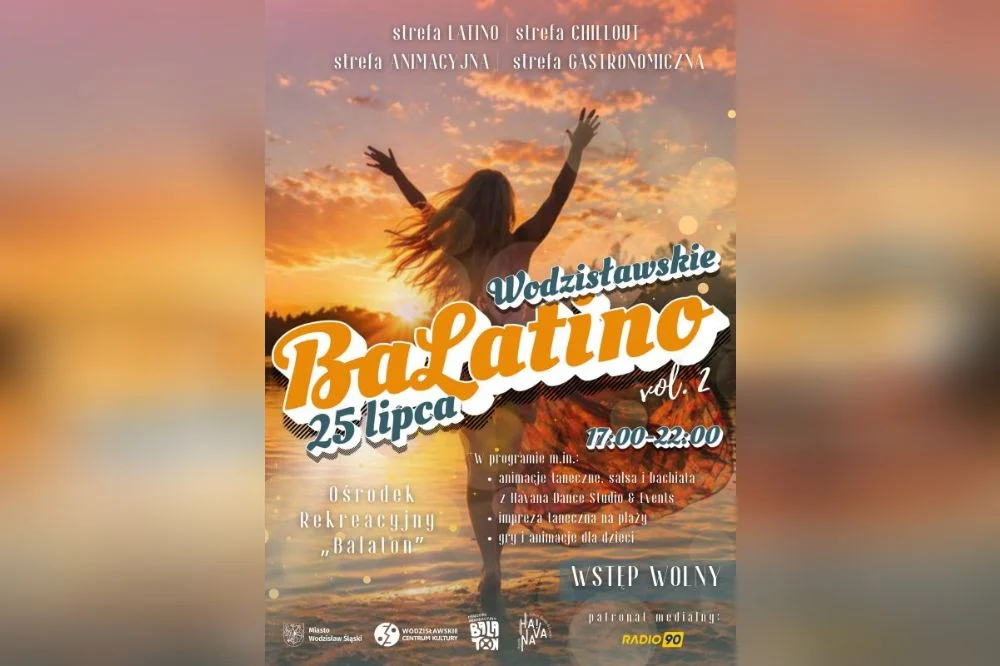 Salsa, bachata i kubański DJ na plaży. BaLatino ponownie w Wodzisławiu