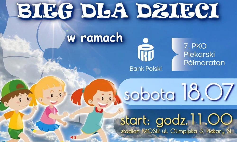 Mali biegacze wystartują przy Olimpijskiej. Trwają zapisy na Bieg dla dzieci