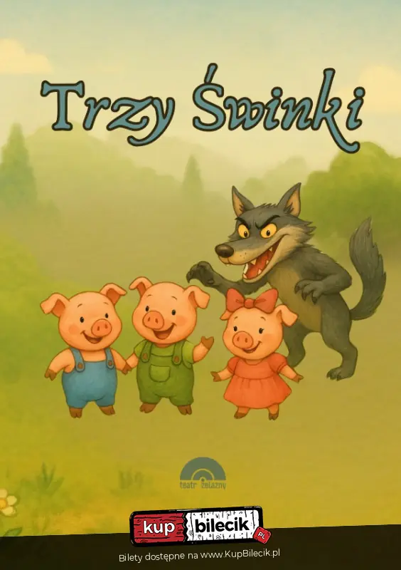 „Trzy Świnki” – familijny spektakl w Teatrze Żelaznym / fot. organizatora
