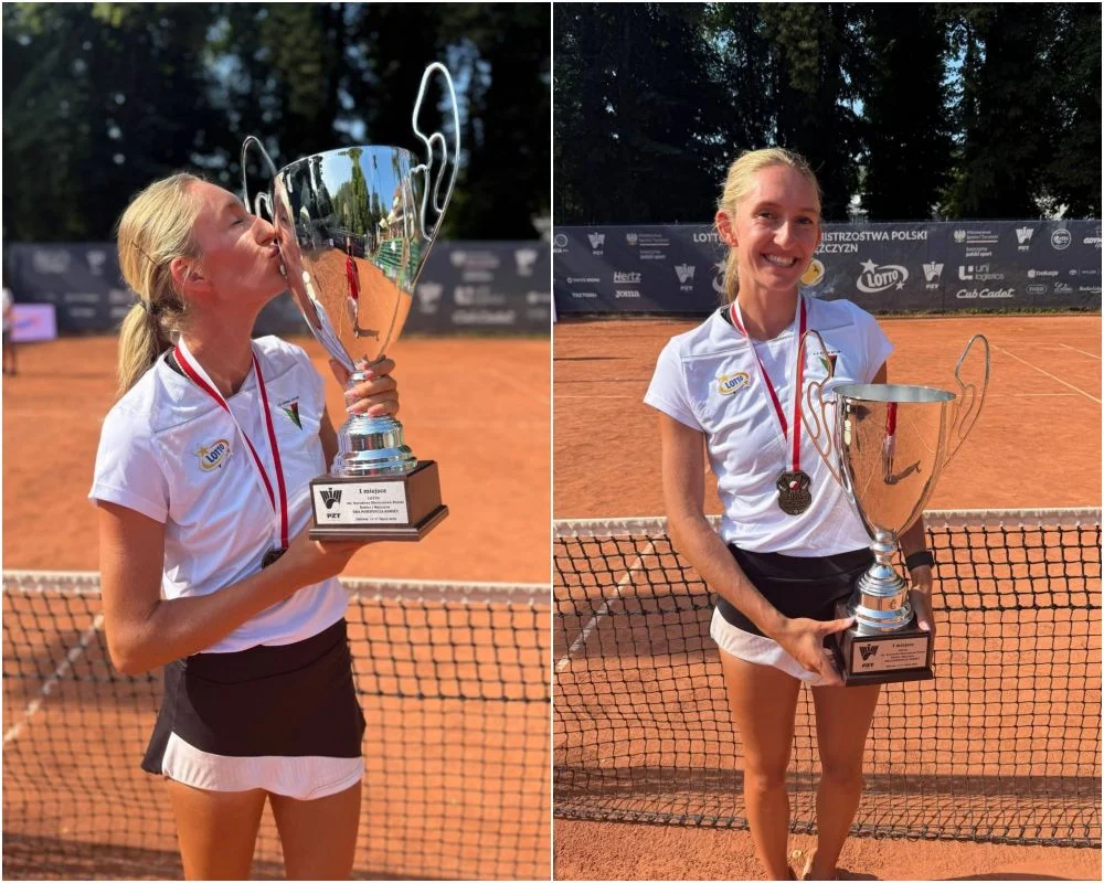 Zuzanna Pawlikowska mistrzynią Polski! Wielki sukces tenisistki Górnika Bytom