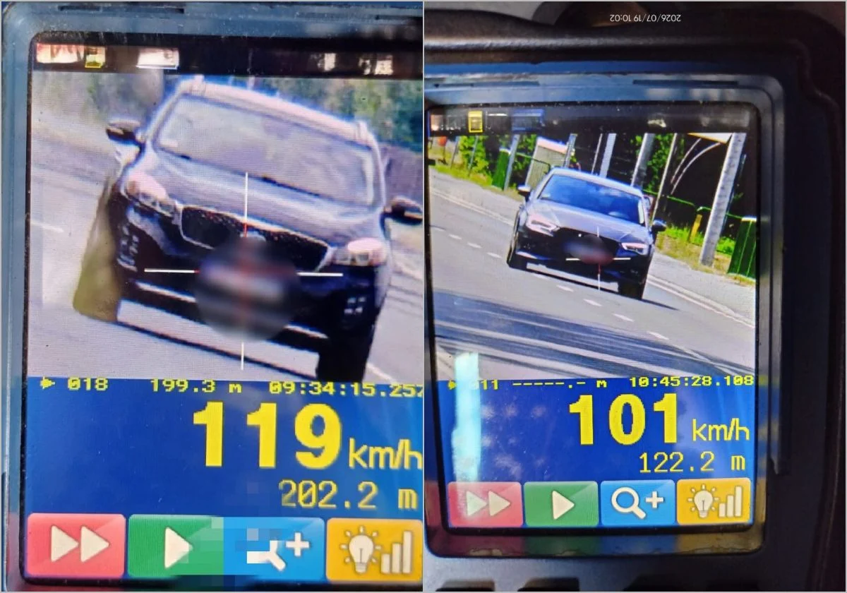 Najpierw 101, dzień później 119 km/h. Dwaj kierowcy stracili prawa jazdy w Gostyni