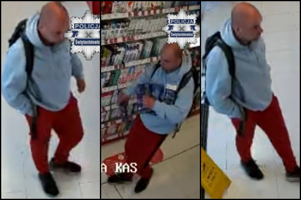 Kradzież w sklepie w Świętochłowicach. Policja prosi o pomoc