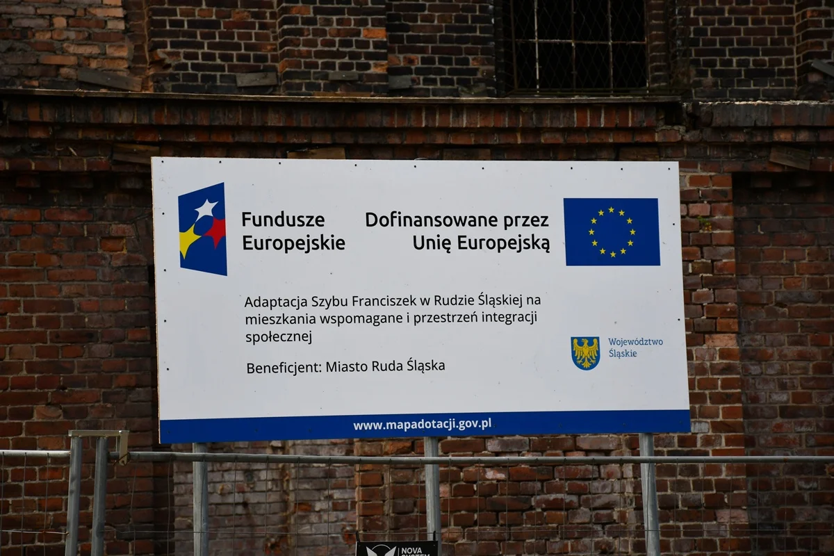 Remont budynków w kompleksie Szybu Franciszek / fot. Karolina Bauszek-Żurek