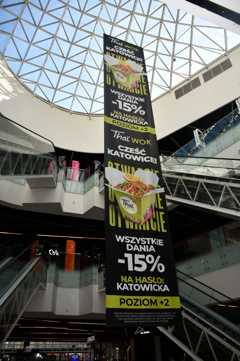 Thai Wok wreszcie na Śląsku! Pierwszy lokal w regionie otwarto w Galerii Katowickiej