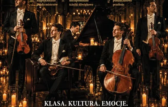 Dżentelmeni w blasku świec – koncert kameralny w Muzeum Ognia w Żorach