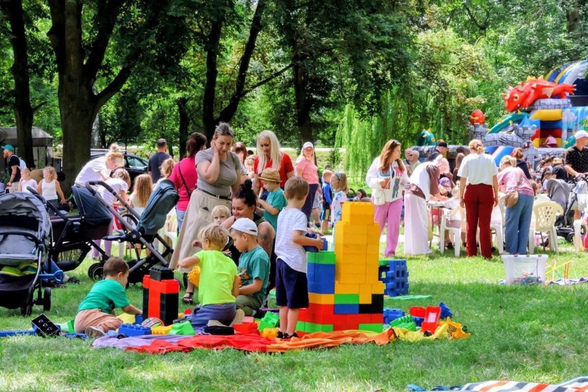 Alpaki, zumba i animacje. Tak wyglądało Śniadanie na trawie w Pyskowicach