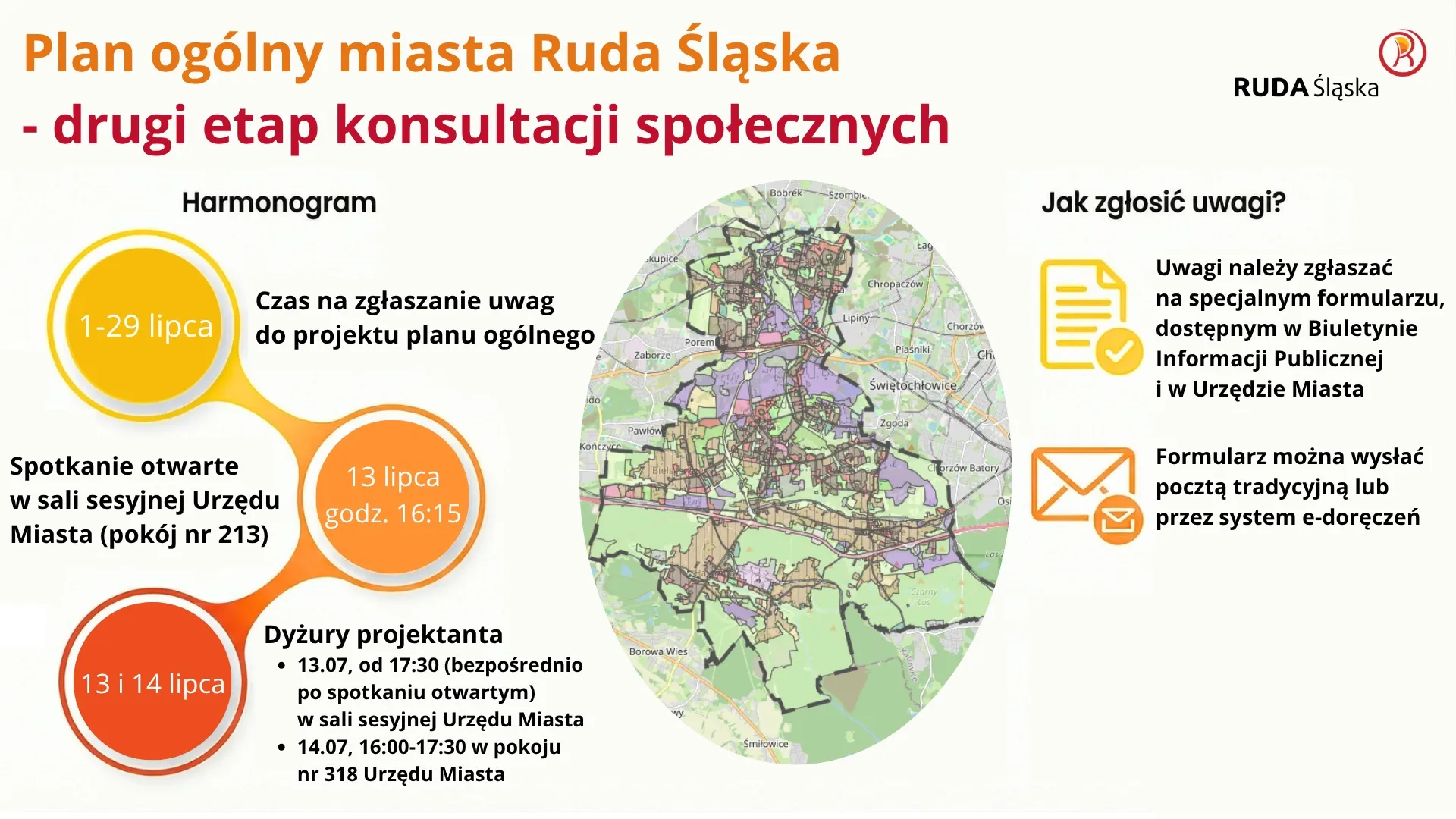 Ruda Śląska pokazuje projekt planu ogólnego. To od niego zależą przyszłe warunki zabudowy