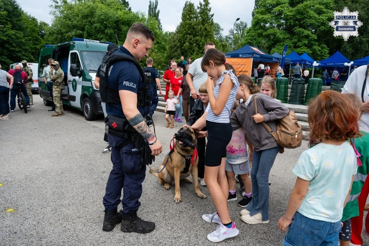 Święto Policji Komendy Miejskiej Policji w Sosnowcu oraz piknik rodzinny / fot. KMP Sosnowiec