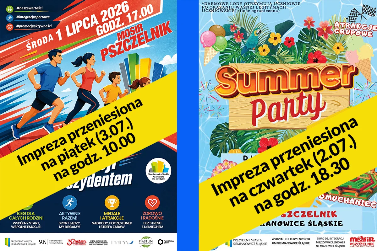 Pogoda zmienia plany na MOSiR „Pszczelnik”. Są nowe terminy wydarzeń