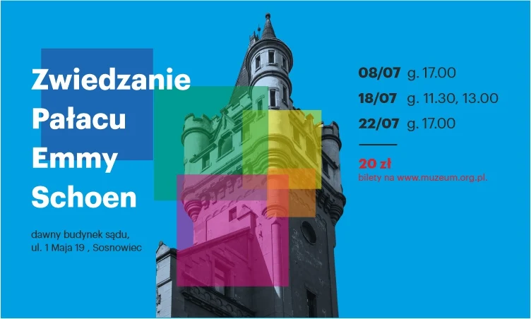 Zwiedzanie Pałacu Emmy Schoen. Zostały dwa lipcowe terminy
