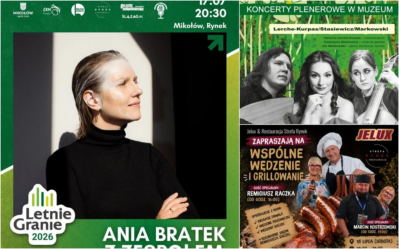 Ania Bratek, Remigiusz Rączka i Ogród Dźwięków. Weekend pełen wydarzeń w Mikołowie