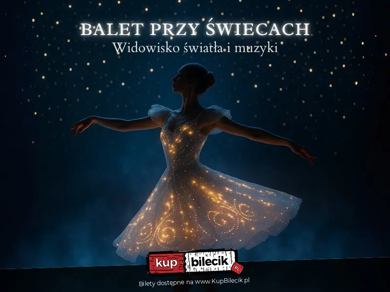 „Balet przy Świecach” w Katowicach – widowisko w blasku setek świec / fot. organizatora