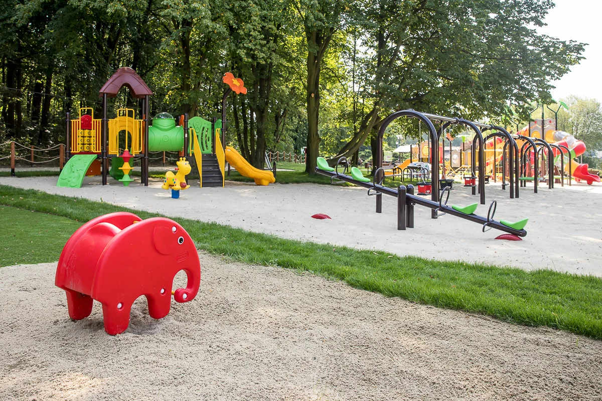 Plac zabaw w śląskim zoo został gruntownie zmodernizowany / fot. UMWS