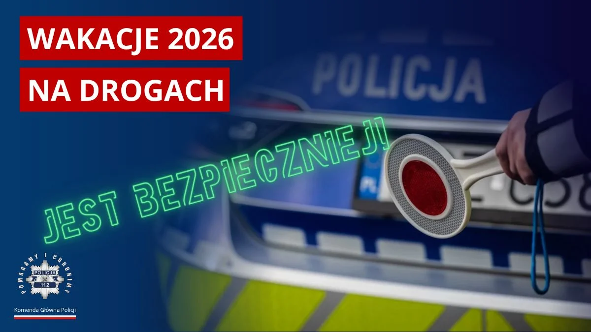Bilans połowy wakacji 2026 na drogach: mniej wypadków i ofiar niż rok temu