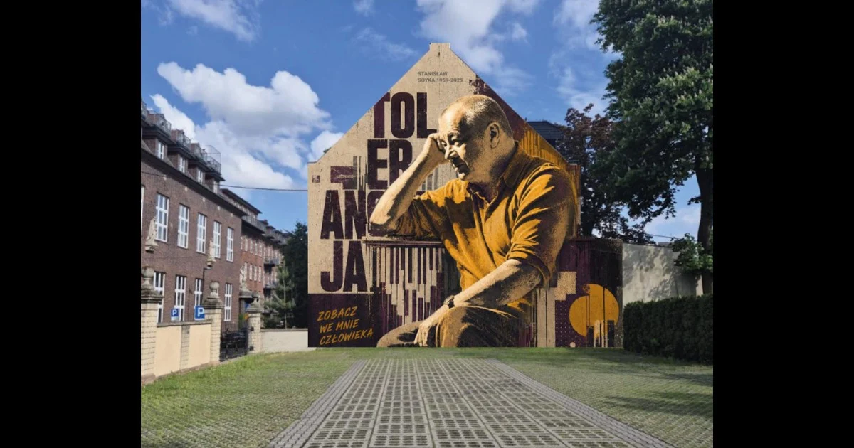 Tak będzie wyglądał mural Stanisława Soyki w Gliwicach. Znamy zwycięski projekt