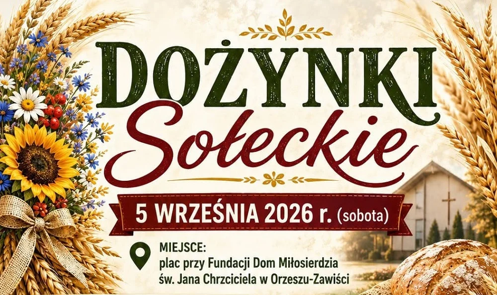 Dożynki Sołeckie w Orzeszu-Zawiści 2026. Znamy program