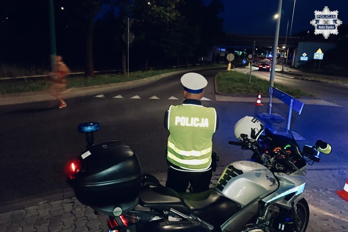 Rudzcy policjanci zabezpieczali Półmaraton Industrialny